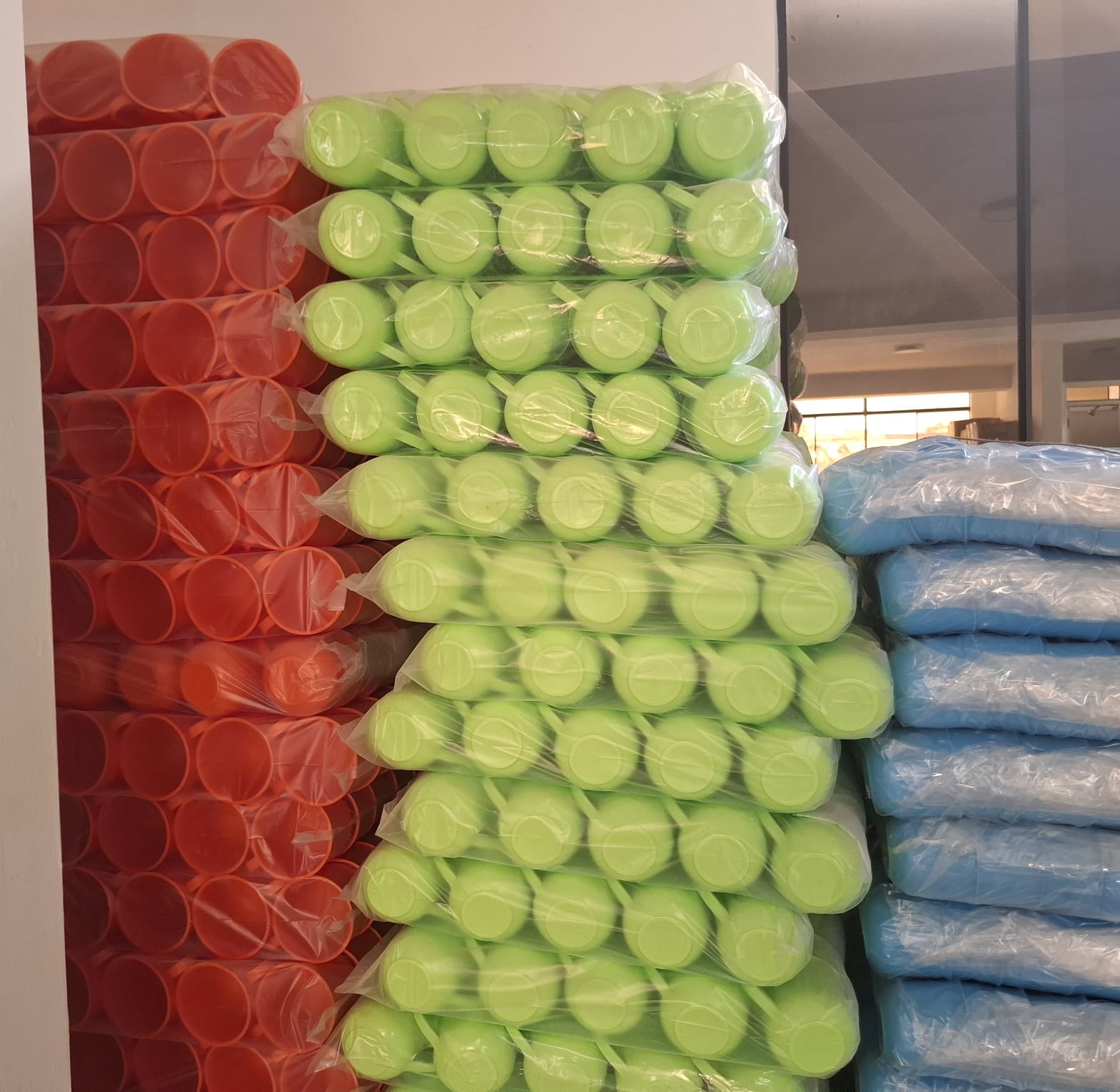 Producción en serie de plásticos